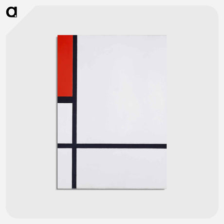 アートポストカード-Composition No. I, with red and black
 - バーゼル美術館 Postcard.