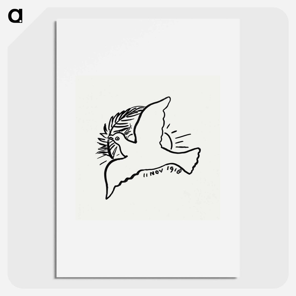 Peace Dove - レオ ヘステル Poster.