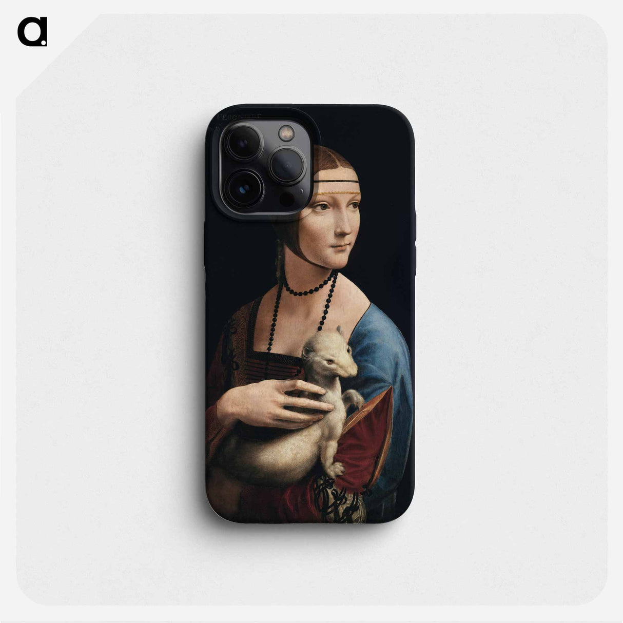 Lady with an Ermine - Leonardo da Vinci Phone Case.