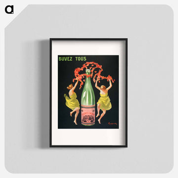 Drink all Evian-Cachat - Leonetto Cappiello Poster.