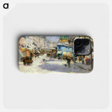 Rue Lepic, at the corner of Rue Puget and Place Blanche - Louis Abel Trousse Phone Case.