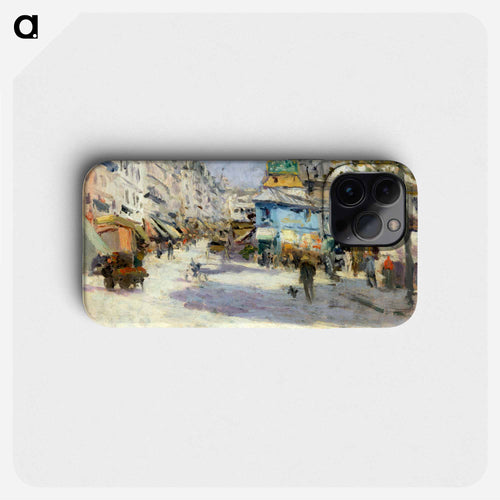 Rue Lepic, the corner of Rue Puget and Place Blanche - ルイ アベル トルシェ Phone Case.