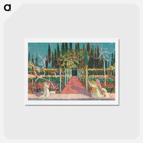 アートポストカード-Annunciation - モーリス ドニ Postcard.