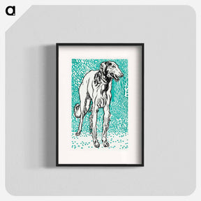 アートポスター-Greyhound - モリツ ユング Poster.