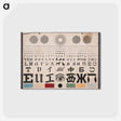 アートポストカード-Mayerle Test Chart
 - 国立医学図書館 Postcard.