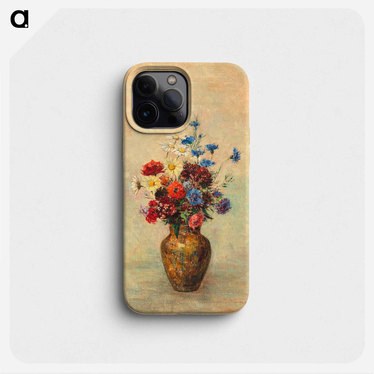 Flowers in a Vase - Odilon Redon Phone Case.