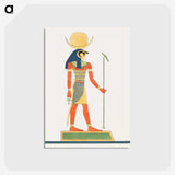 1-6_Pantheon-Egyptien_postcard