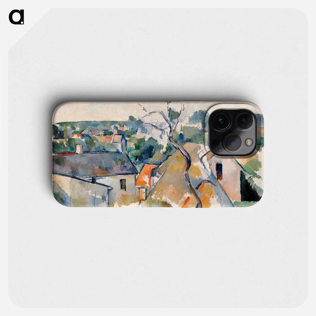 Rooftops - Paul Cezanne Phone Case.