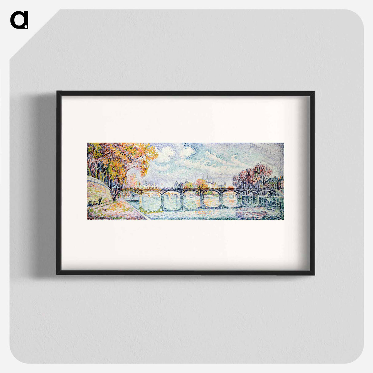 Le pont des Arts - ポール シニャック Poster.