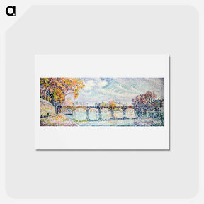 アートポストカード-Le pont des Arts - ポール シニャック Postcard.