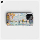 Le pont des Arts - ポール シニャック Phone Case.