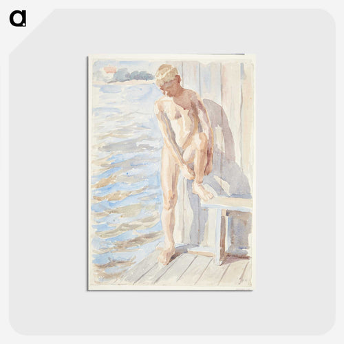 Boy after the bath
 - ピーター ハンセン Postcard.