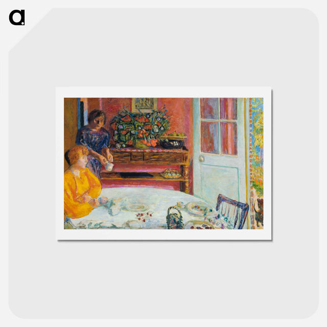 アートポストカード-The Dining Room, Vernonnet
 - ピエール ボナール Postcard.