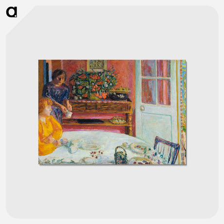 アートポストカード-The Dining Room, Vernonnet
 - ピエール ボナール Postcard.