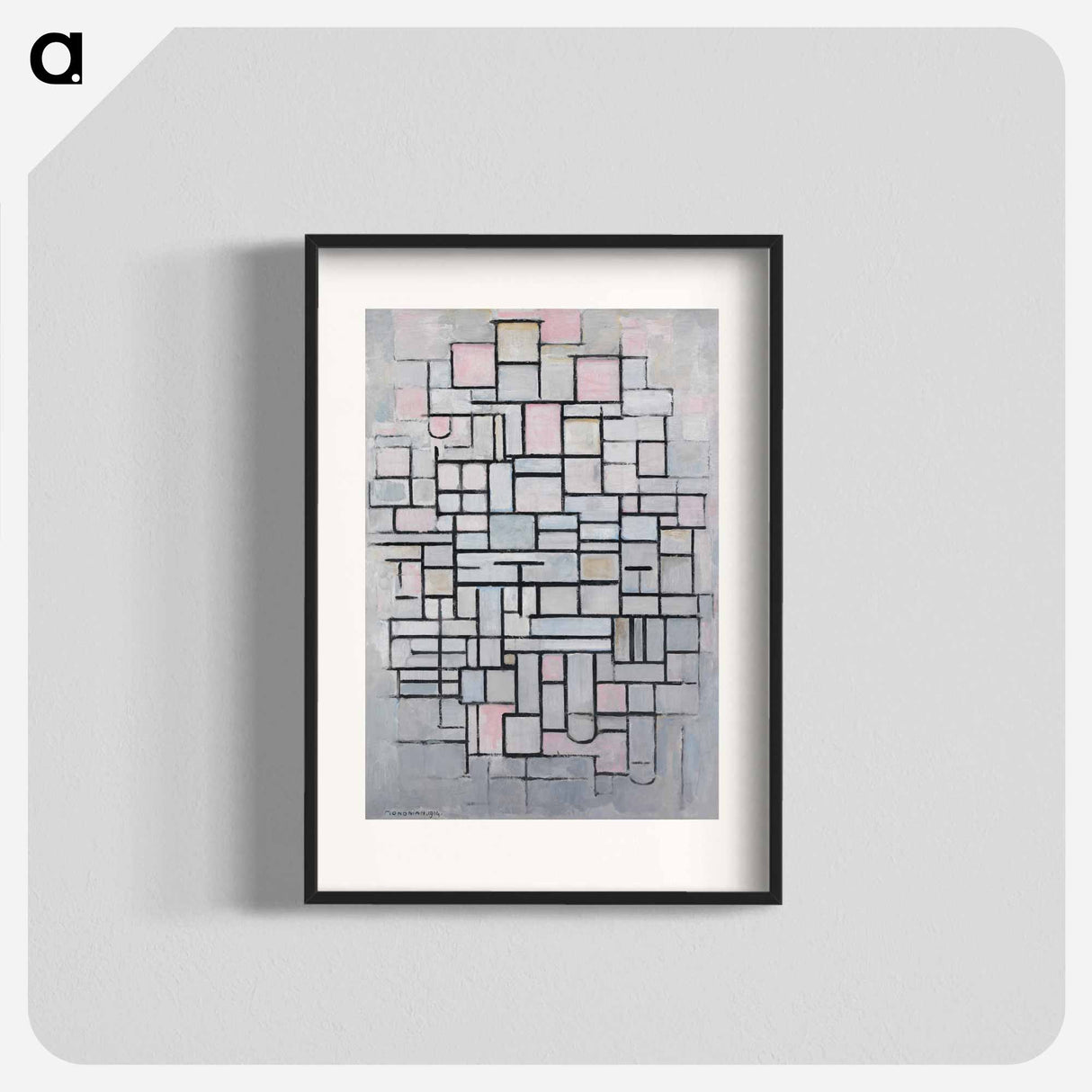 Composition No IV - Piet Mondrian Poster.