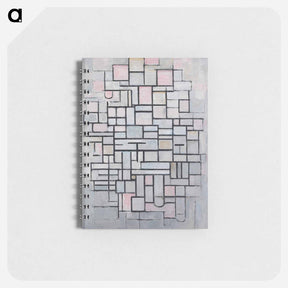 アートメモ帳-Composition No IV - ピエト モンドリアン Memo.