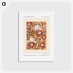 アートポストカード-Samarkande Flower
 - サマルカンデ Postcard.