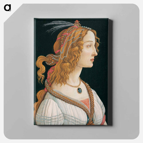 Portrait of a Lady - サンドロ ボッティチェッリ Canvas.