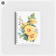 アートメモ帳-Hollyhock, Hepatica and Rest Harrow
 - 花言葉 Memo.