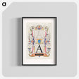 アートポスター-Guide for Constructing the Letter A
 - 書道のお手本 Poster.