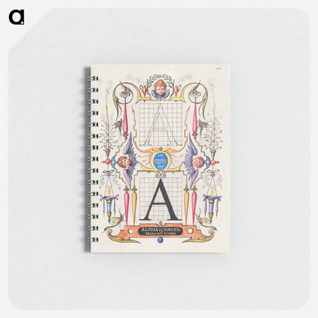アートメモ帳-Guide for Constructing the Letter A
 - 書道のお手本 Memo.
