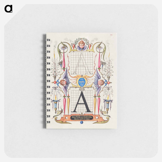 アートメモ帳-Guide for Constructing the Letter A
 - 書道のお手本 Memo.