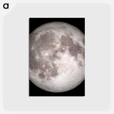 アートポストカード-Full Moon
 - ムーン Postcard.
