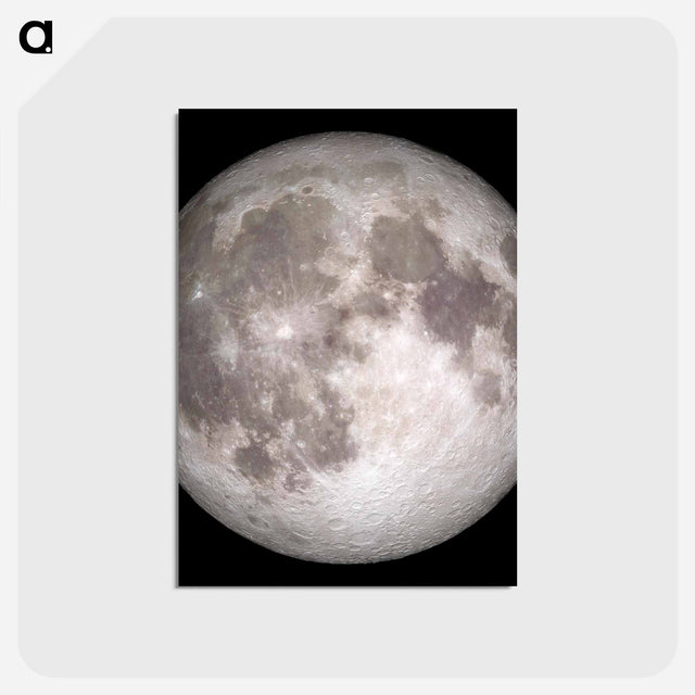 アートポストカード-Full Moon
 - ムーン Postcard.