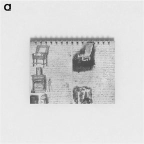 アートメモ帳-Illustrated letter written to his family - トーマス エイキンズ Memo.