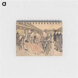 アートメモ帳-Courtesans Promenading on the Nakanochō in Yoshiwara
 - 歌川 豊国 Memo.