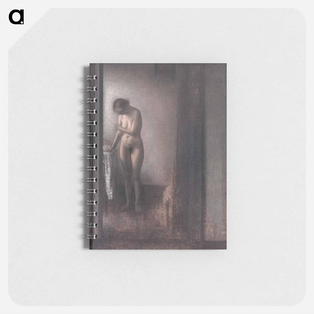 Standing Female Nude - ヴィルヘルム ハンマースホイ Memo.