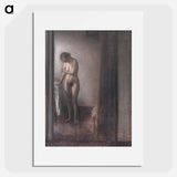 Standing Female Nude - Vilhelm Hammershøi Poster.