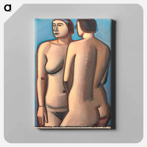 アートパネル-Two Female Nudes - ヴィルヘルム ルンドストローム Canvas.