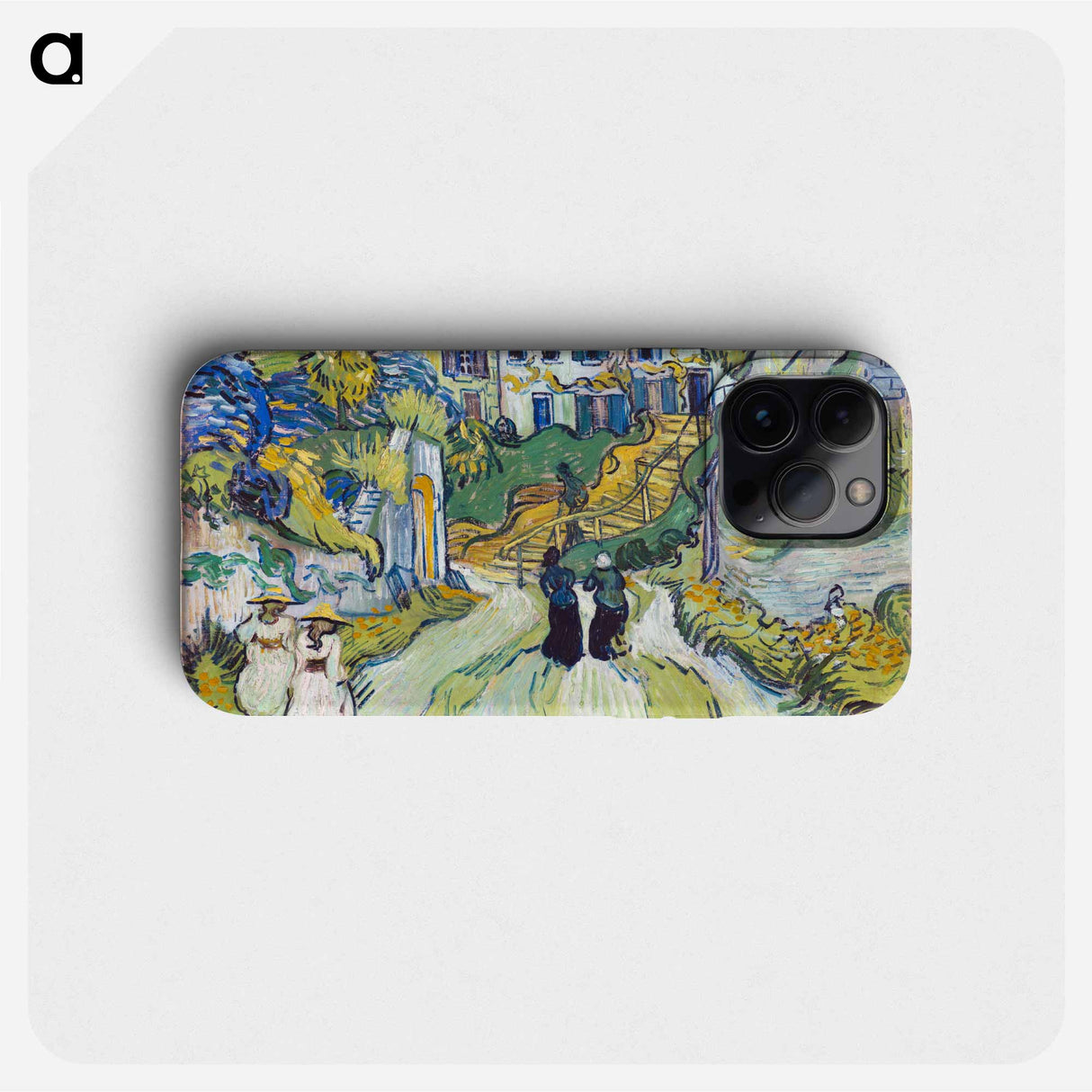 Stairway at Auvers - Vincent van Gogh Phone Case.