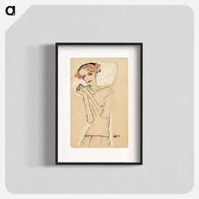 アートポスター-Portrait of a Young Woman
 - ウィーン博物館 Poster.