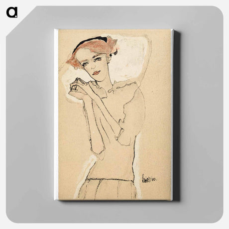 アートパネル-Portrait of a Young Woman
 - ウィーン博物館 Canvas.