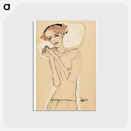 アートポストカード-Portrait of a Young Woman
 - ウィーン博物館 Postcard.