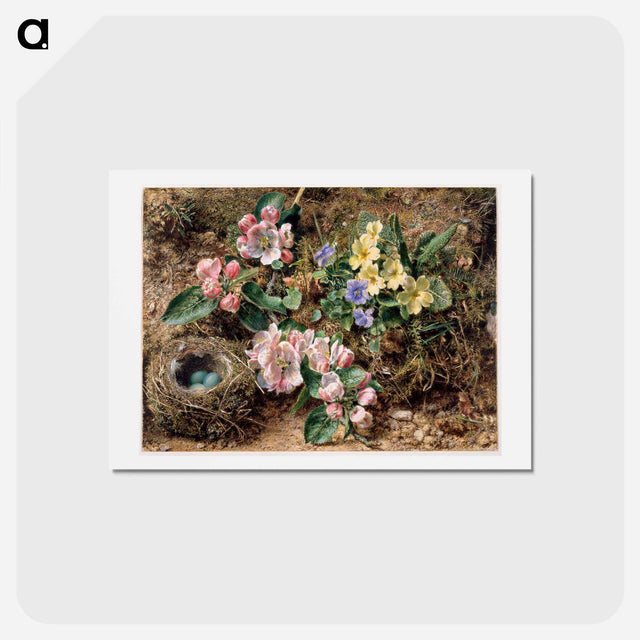 アートポストカード-Original public domain image from Birmingham Museum and Art Gallery - ウィリアム ヘンリー ハント Postcard.