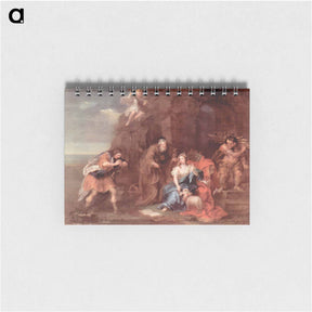 アートメモ帳-Prospero and Miranda from "The Tempest" of William Shakespeare - ウィリアム ホガース Memo.