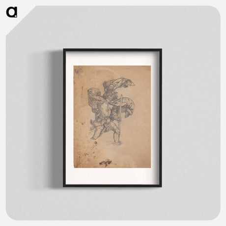 アートポスター-Study after Dürer: Saint Christopher I - アルブレヒト デューラー Poster.