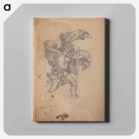 アートパネル-Study after Dürer: Saint Christopher I - アルブレヒト デューラー Canvas.