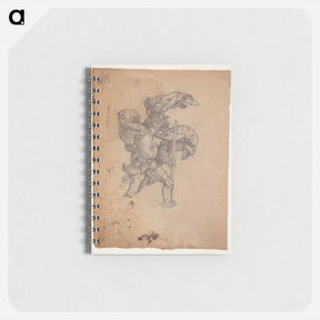 アートメモ帳-Study after Dürer: Saint Christopher I - アルブレヒト デューラー Memo.