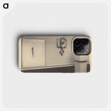 Detail of Picasso-Braque Exhibition at 291 - アルフレッド スティーグリッツ Phone Case.