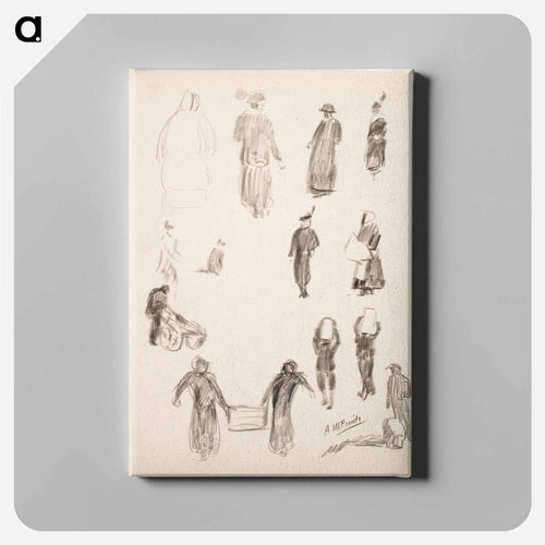 Henkilöharjoitelma - アルフレッド ウィリアム フィンチ Canvas.