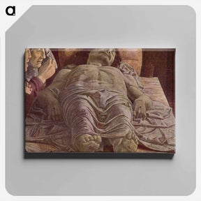 アートパネル-The Dead Christ (Lamentation of Christ) - アンドレア マンテーニャ Canvas.