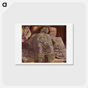 アートポストカード-The Dead Christ (Lamentation of Christ) - アンドレア マンテーニャ Postcard.