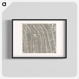 Plattegrond van Amsterdam (middenblad) - アンティーク地図 Poster.