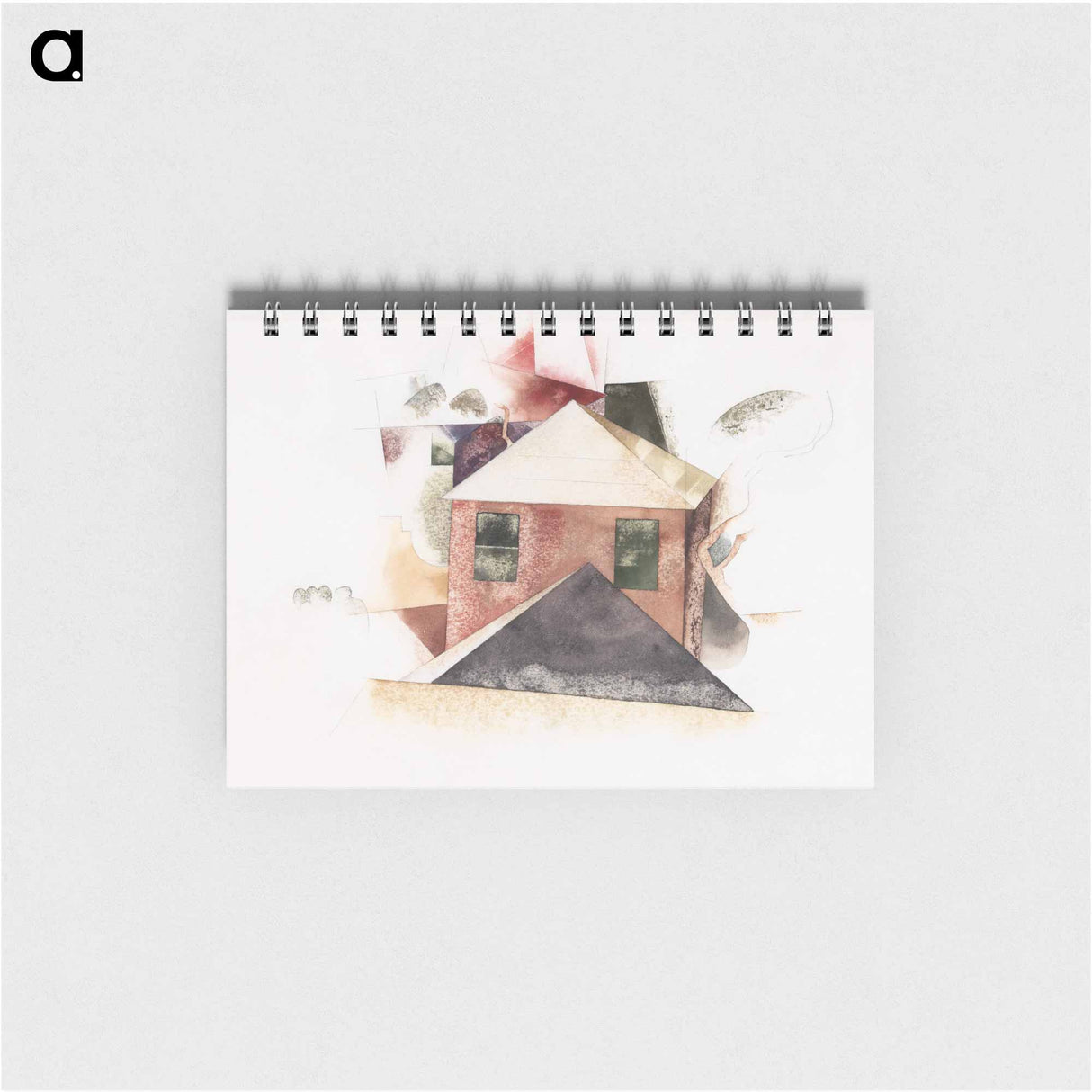 Houses with Red - チャールズ デムス Memo.