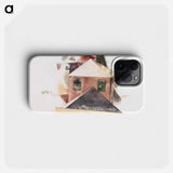 Houses with Red - チャールズ デムス Phone Case.