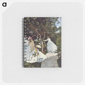 アートメモ帳-Women in the Garden - クロード モネ Memo.
